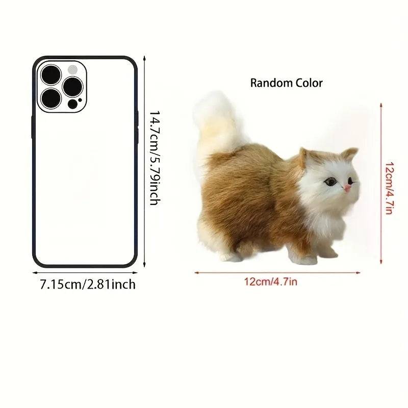 1pc Realistic Cat Plush Toy